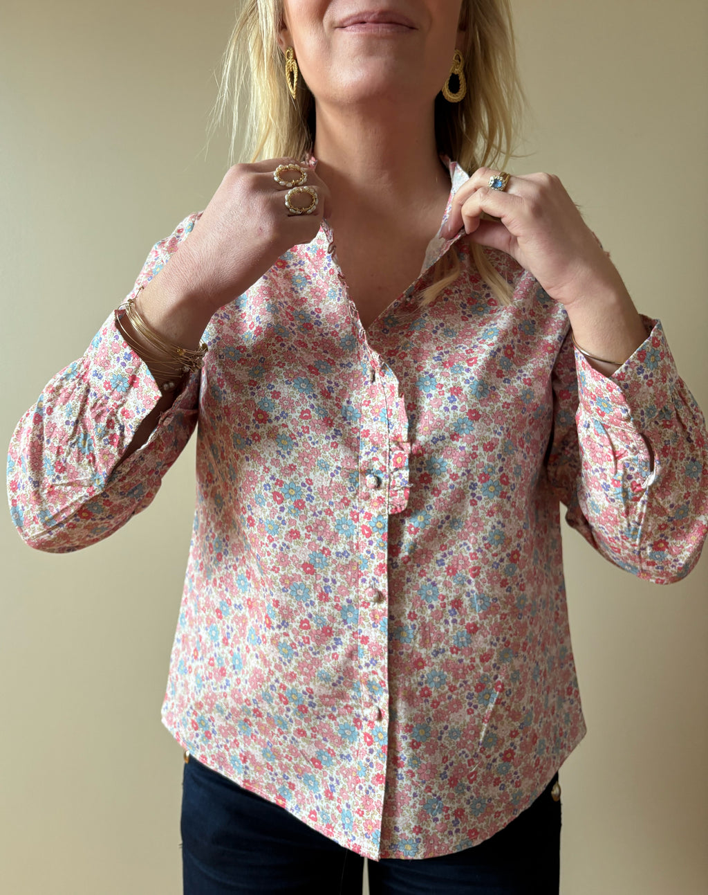 CHEMISE ROSE CHLOE Chic et Paillettes