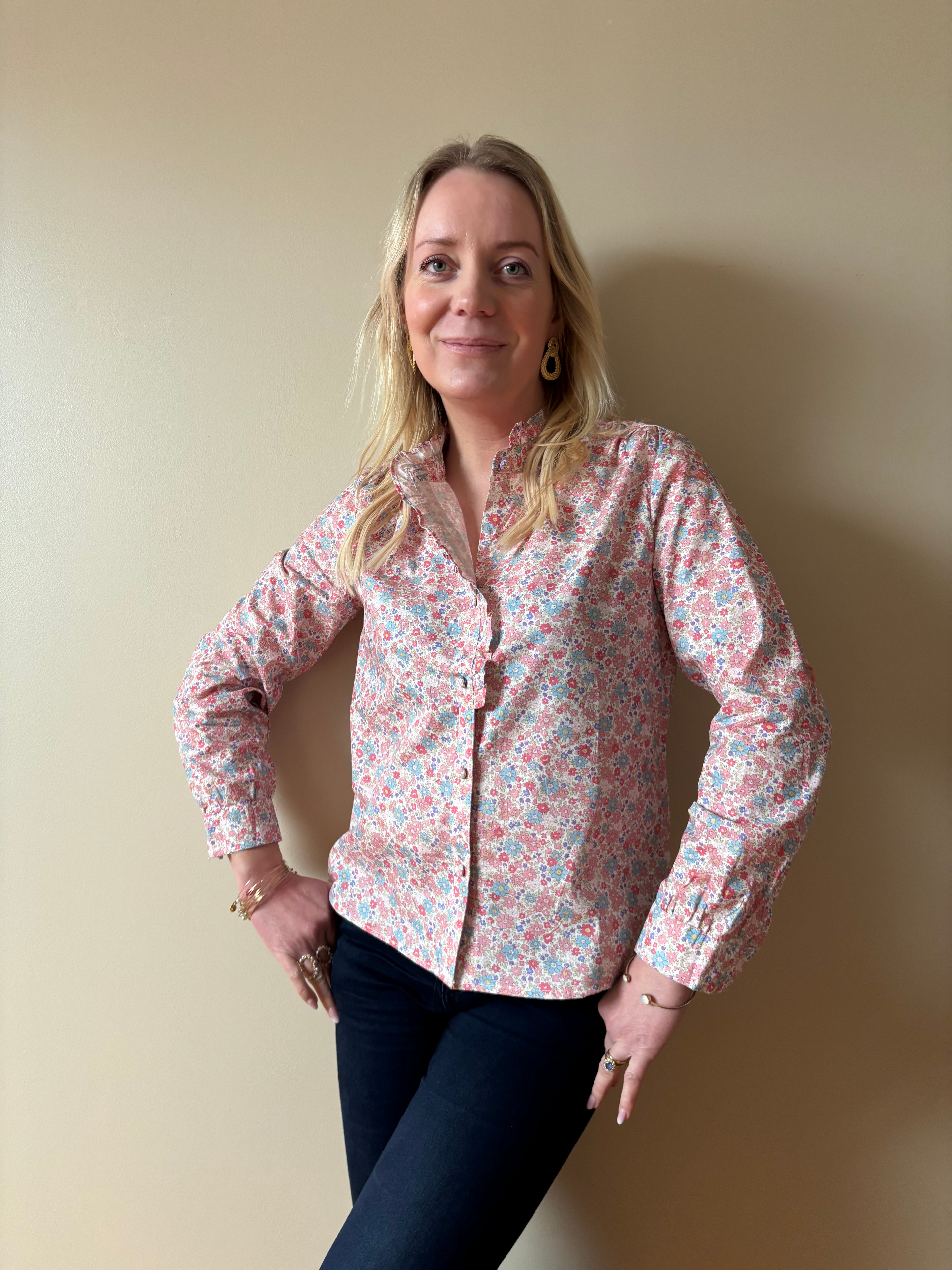 CHEMISE ROSE CHLOE Chic et Paillettes