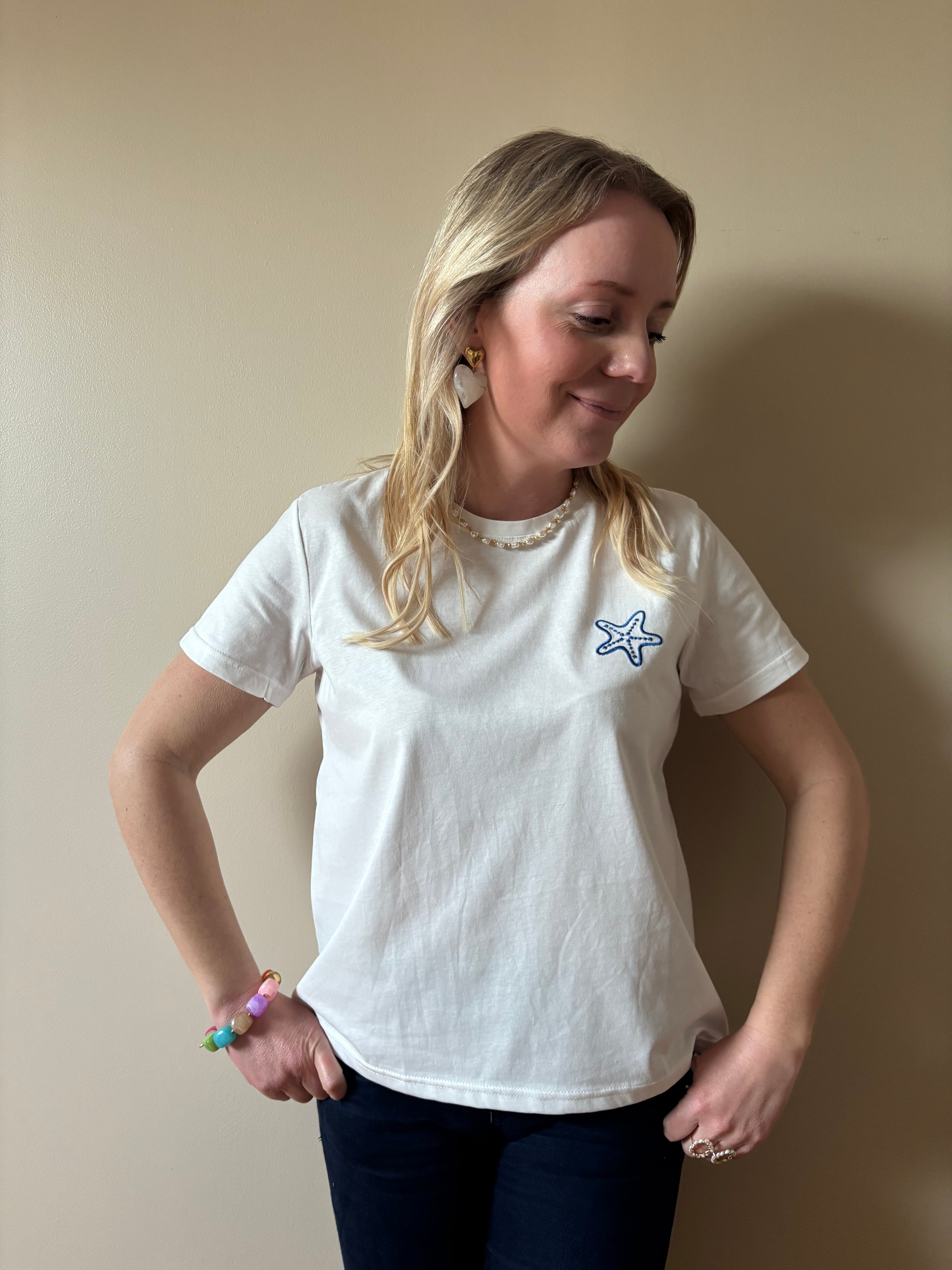 T-SHIRT ETOILE DE MER Chic et Paillettes