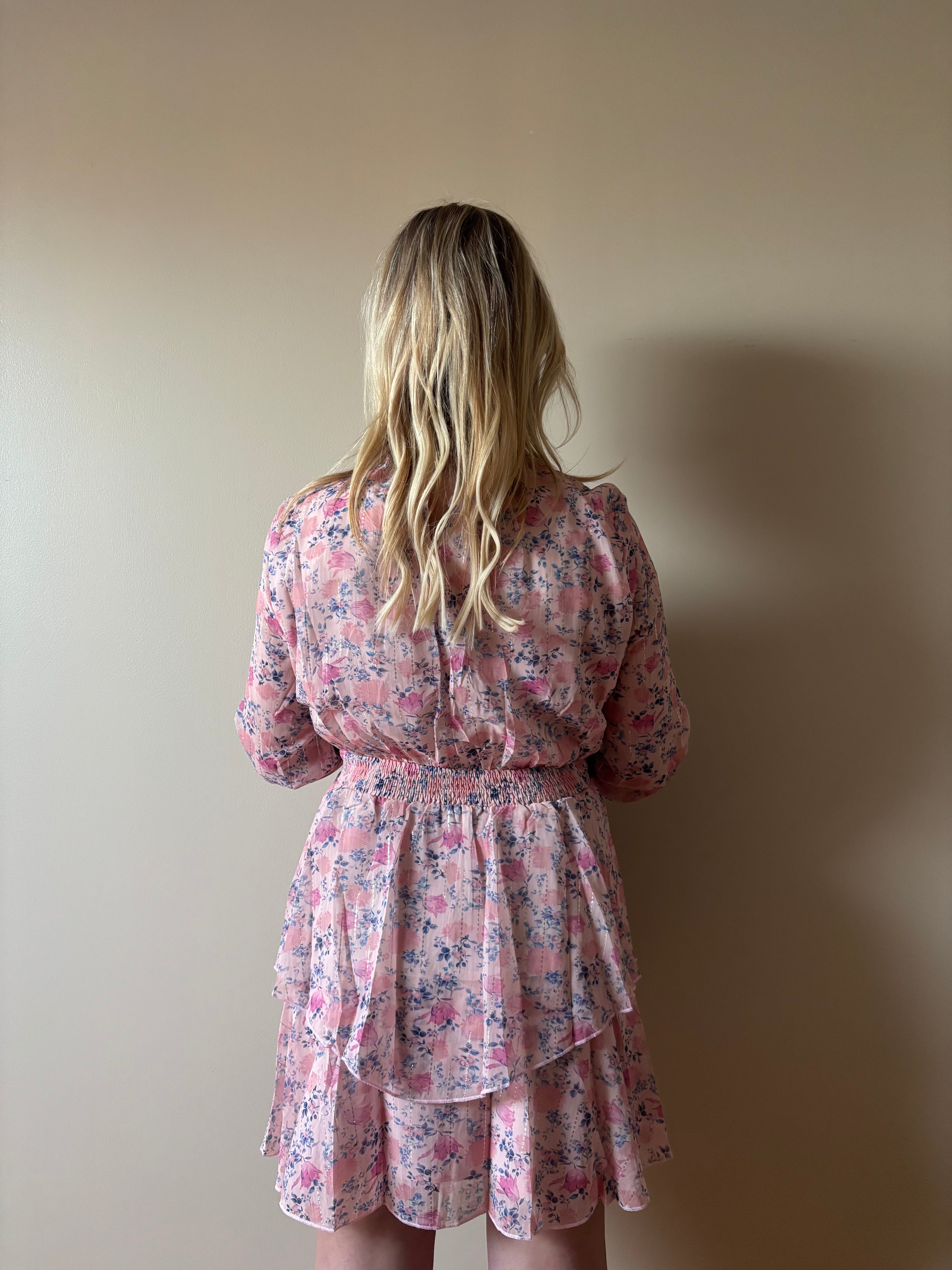 ROBE FLEURIE CHARLOTTE Chic et Paillettes