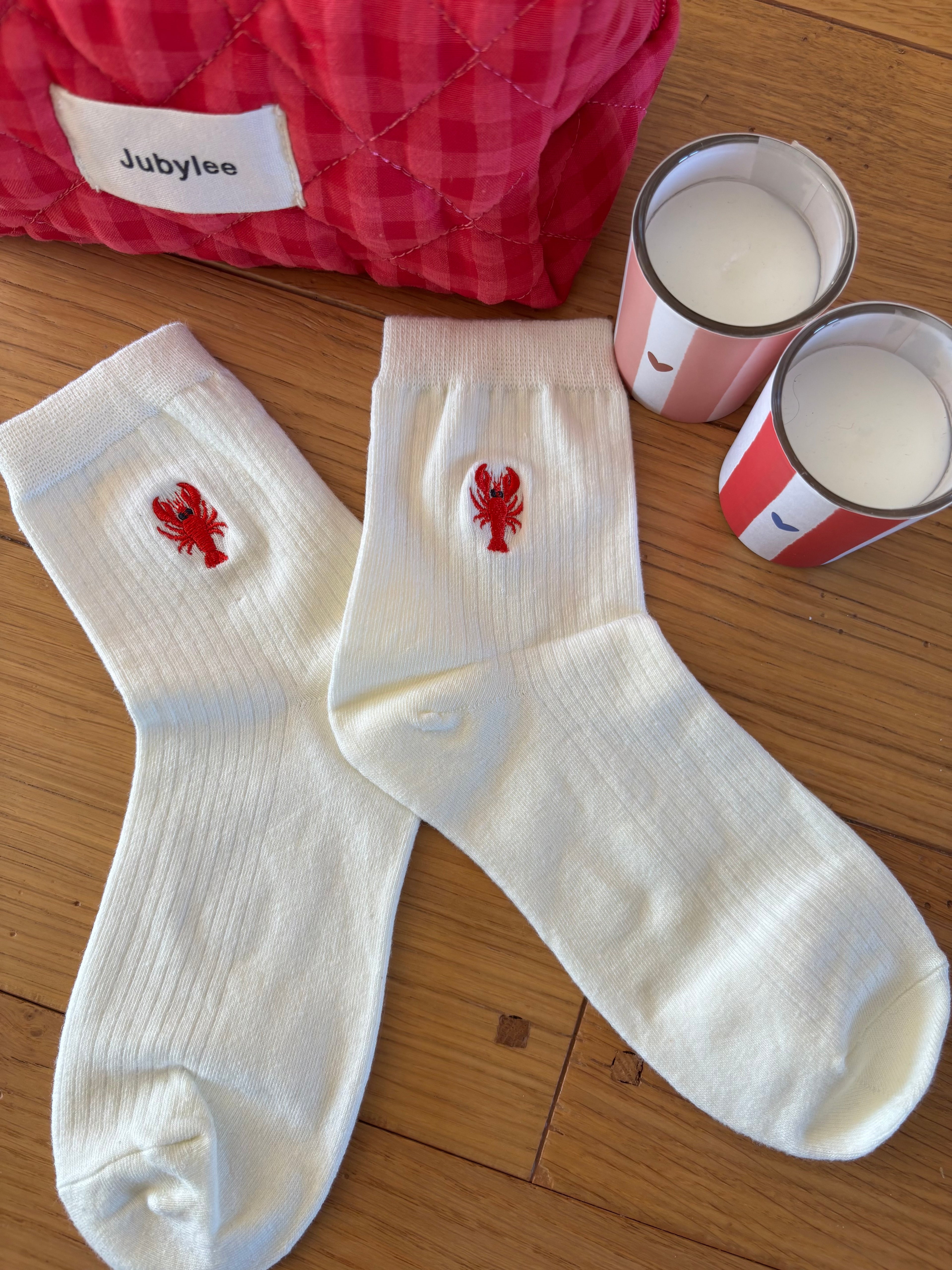 CHAUSSETTES HOMARD Chic et Paillettes