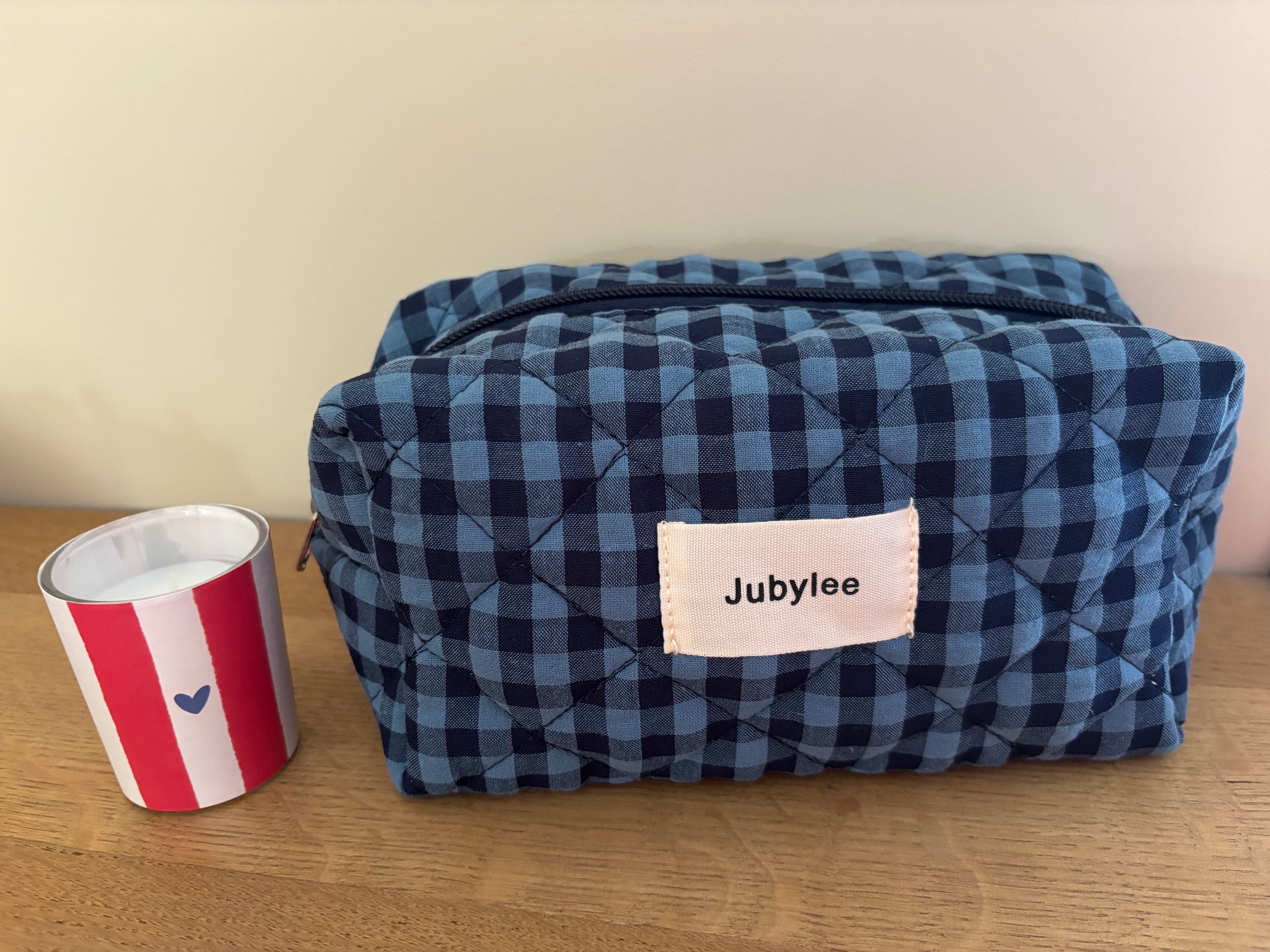 TROUSSE VICHY BLEU Chic et Paillettes