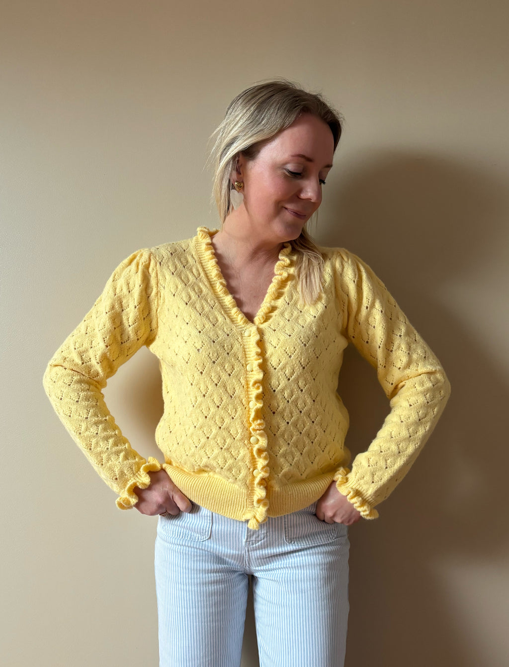 GILET POUSSIN Chic et Paillettes