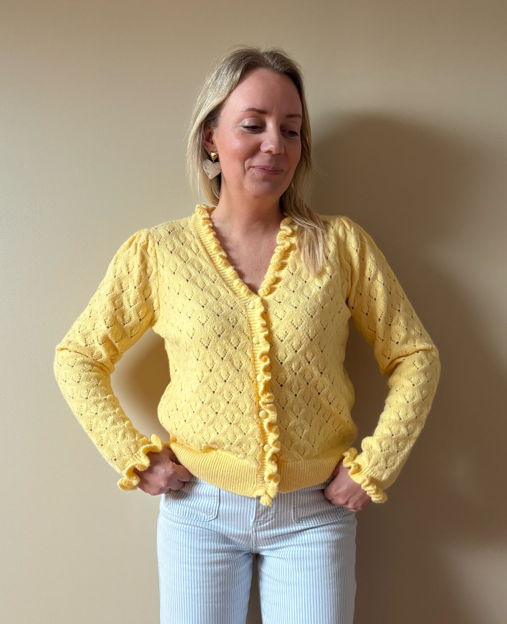 GILET POUSSIN Chic et Paillettes