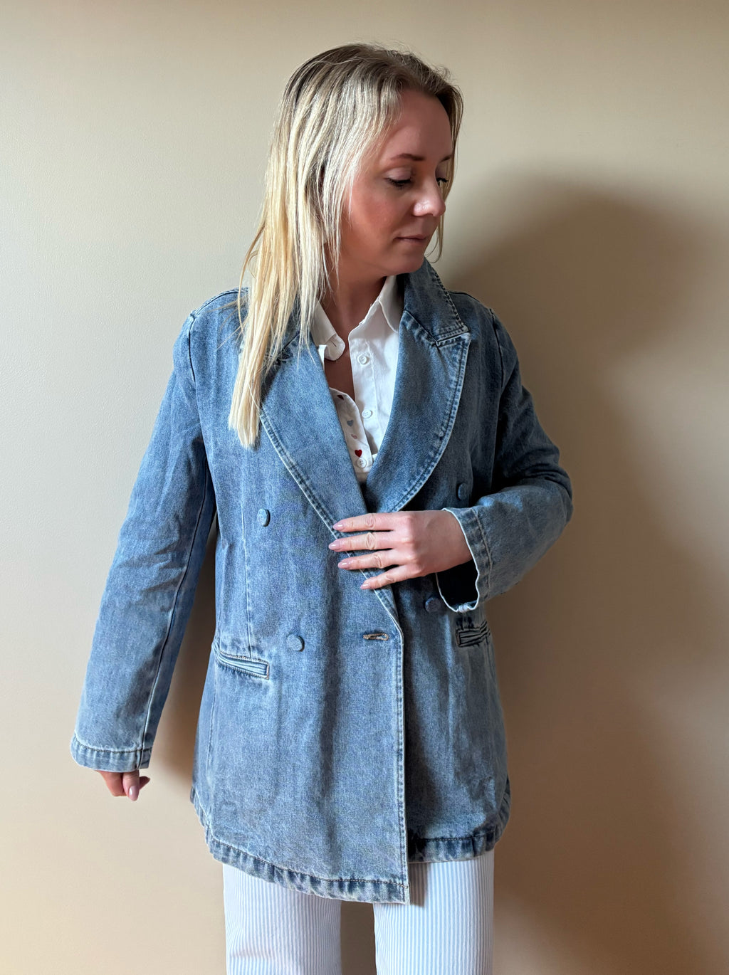 VESTE JEAN DAN Chic et Paillettes