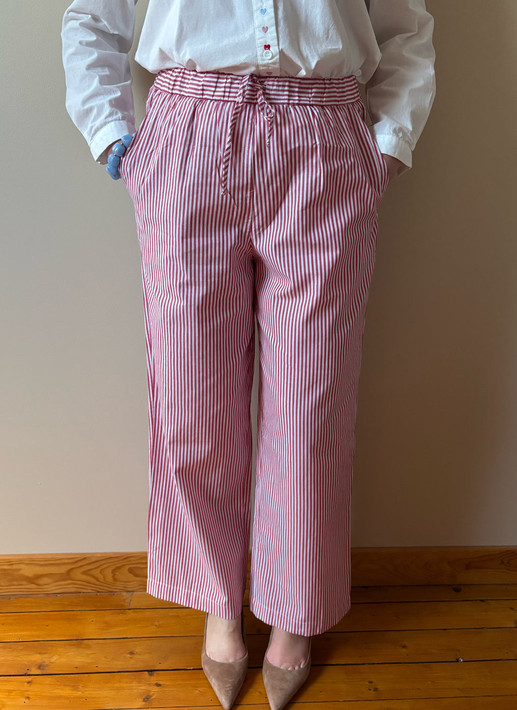 PANTALON ROUGE AUGUSTE Chic et Paillettes