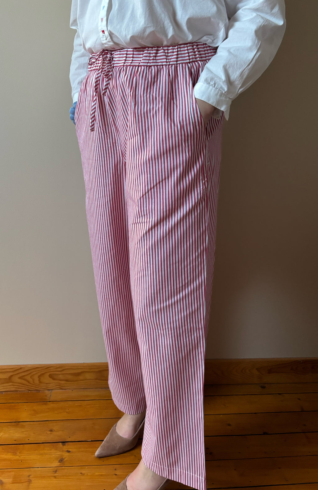 PANTALON ROUGE AUGUSTE Chic et Paillettes