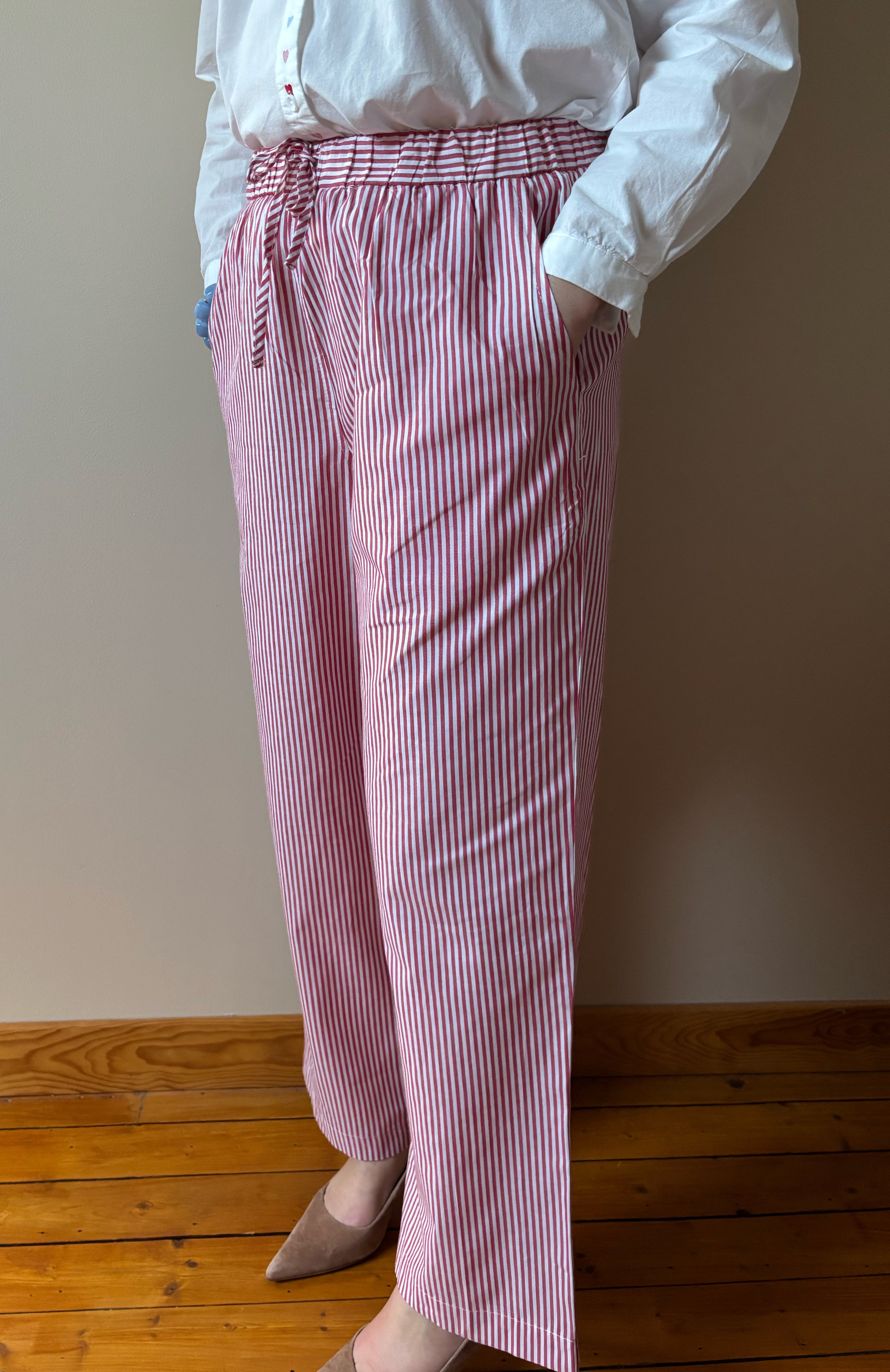 PANTALON ROUGE AUGUSTE Chic et Paillettes