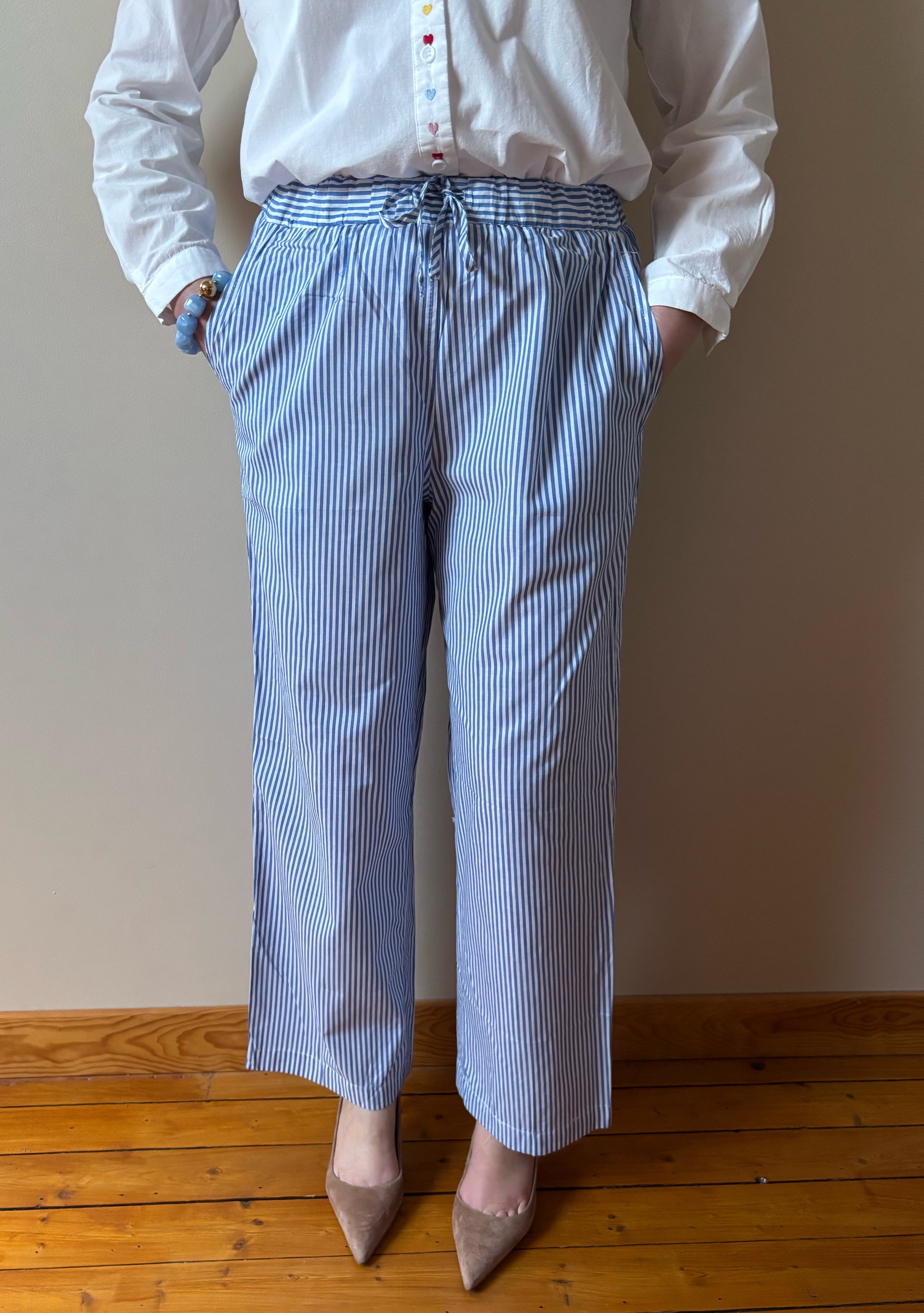 PANTALON BLEU AUGUSTE Chic et Paillettes