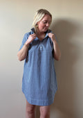 ROBE BLEUE ANTOINETTE Chic et Paillettes
