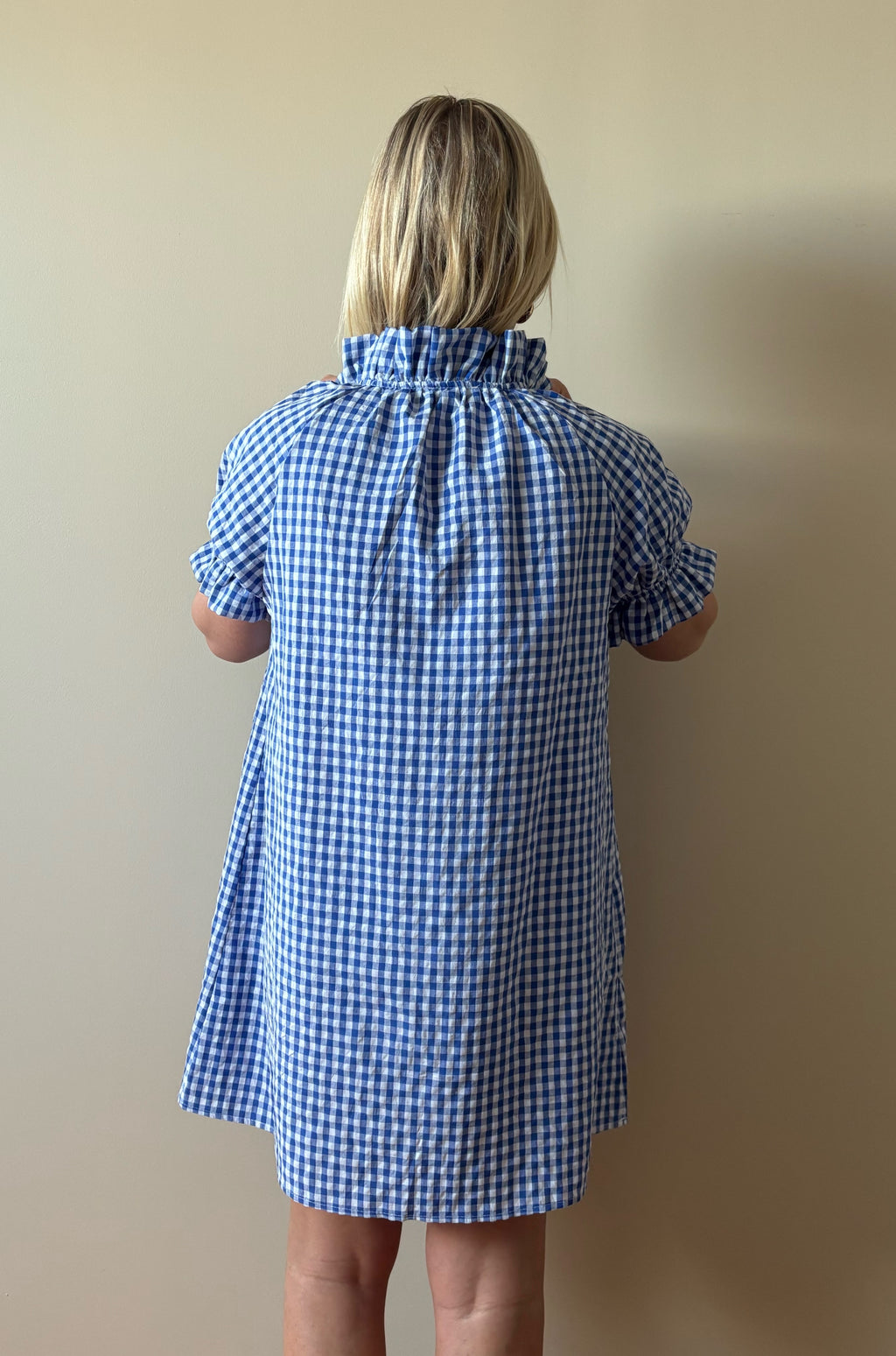 ROBE BLEUE MARIA Chic et Paillettes