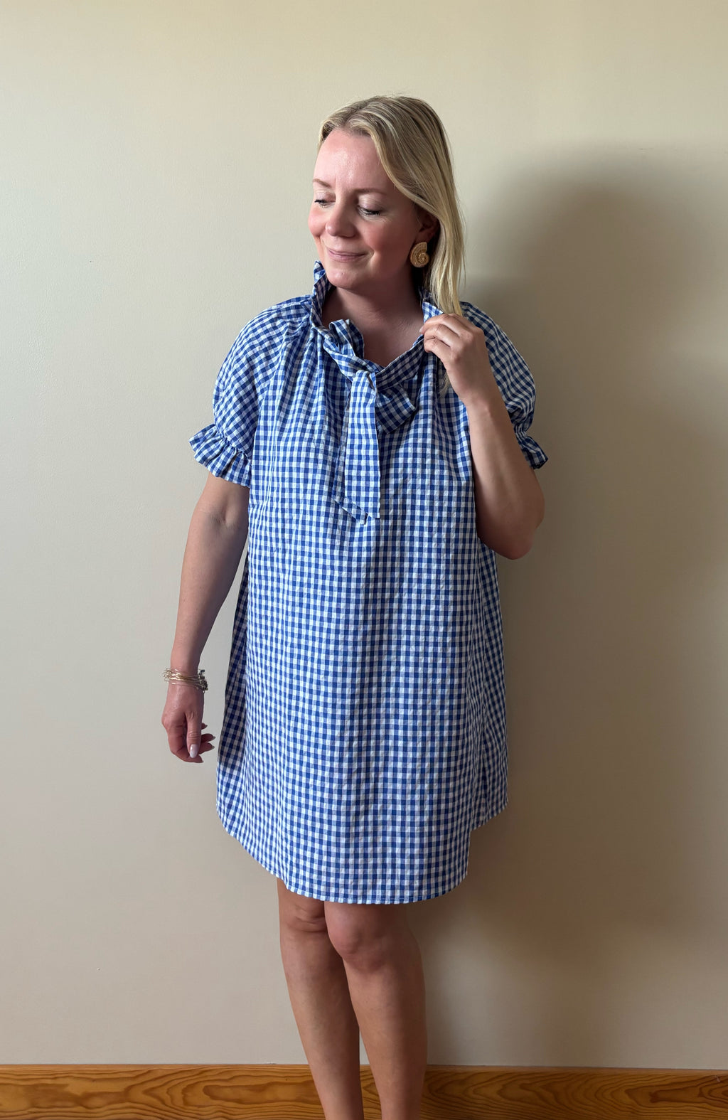 ROBE BLEUE MARIA Chic et Paillettes