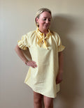 ROBE JAUNE MARIA Chic et Paillettes