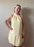 ROBE JAUNE SUZETTE Chic et Paillettes