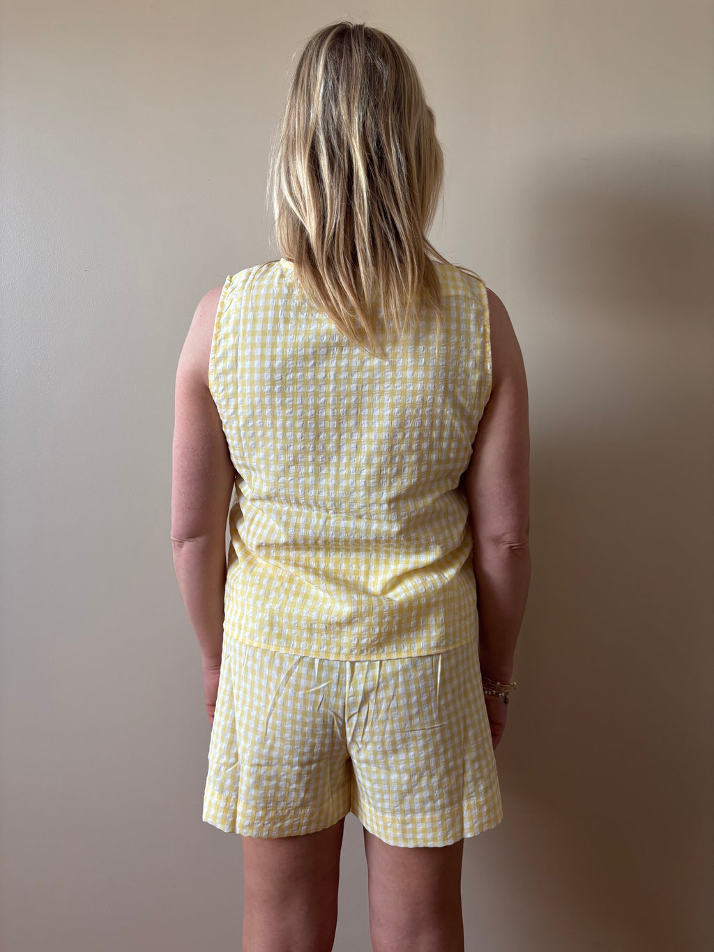 TOP HONORE JAUNE Chic et Paillettes