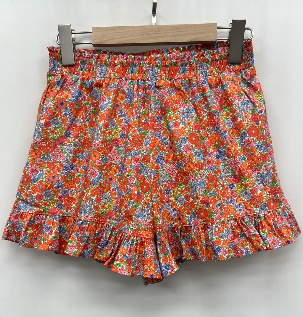 SHORT JEANNE ORANGE Chic et Paillettes